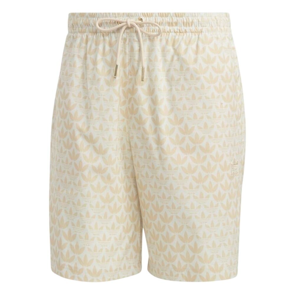 ADIDAS Graphics Monogram Allover Print Shorts in Sand Size 2XL New with Tag